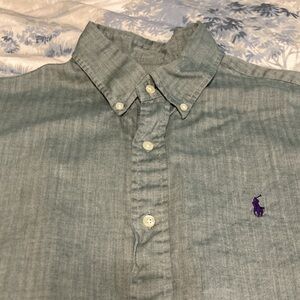 Polo Ralph Lauren Sage Green Button Shirt Medium